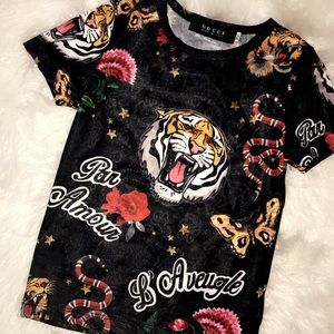 2t Unisex see through GG shirt